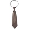 Miobo Children's Boys Tie with Flexible Elastic Band, brown