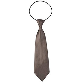 Miobo Children's Boys Tie with Flexible Elastic Band, brown