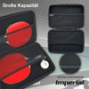Imperial Hardcase Table Tennis Racket Case | Silver | Carbon