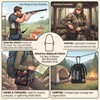 Shooting Gear Mesh Hull Bag: Convertible Waist & Crossbody Sling