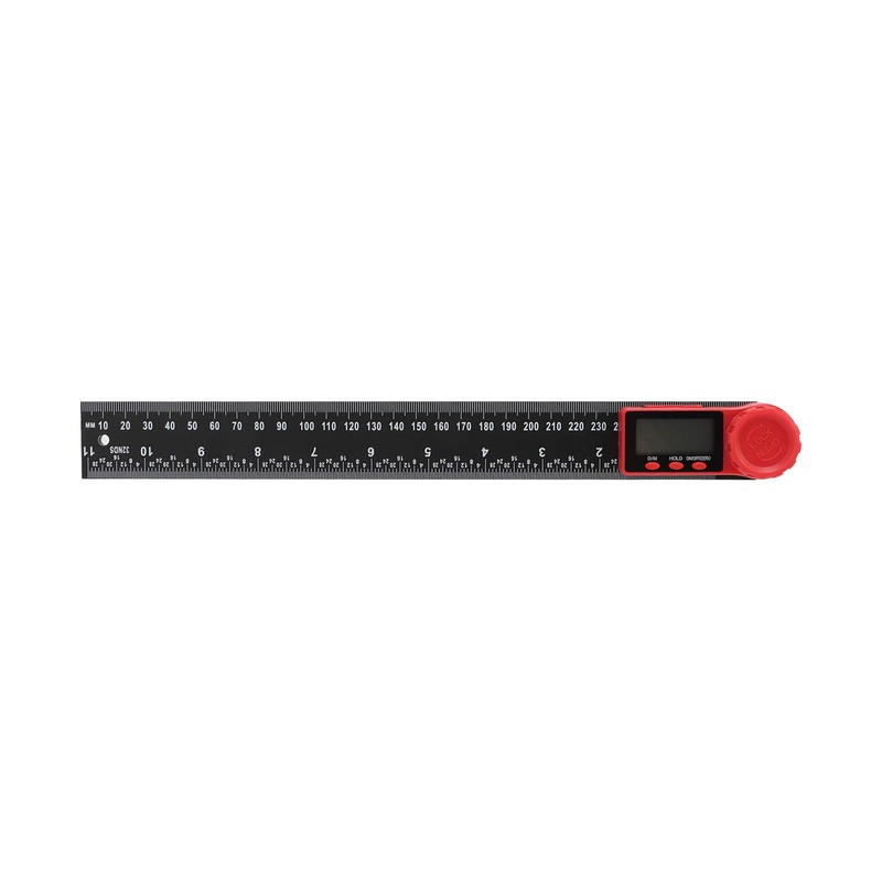 Digital Display Angle Ruler 2 in 1 Plastic Lightweight Convenient