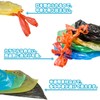 St.espoir Easy to Dump Trash Bags, Roll-type, Garbage Bags with