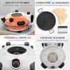 Baker’s Friend Electric Pizza Oven Indoor Countertop, 12 Inch Pizza