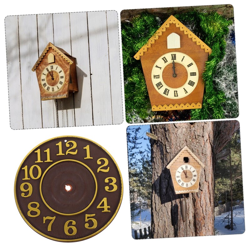 Mobestech Elegant Cuckoo Clock Sturdy Clock with Unique Design Easy