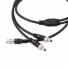HangTon Hirose Power Cable 4 Pin Male to 2 x