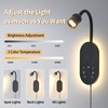 MOLUOLA LIGHTING Wall Reading Light, LED Book Lights for Reading