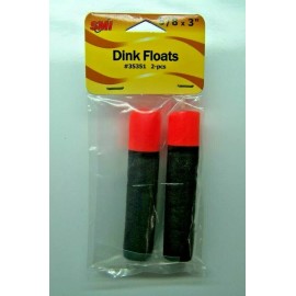 Beau-Mac Dink Drift Floats 5/8" x 3" Double Pack Steelhead Salmon Trout Bobbers