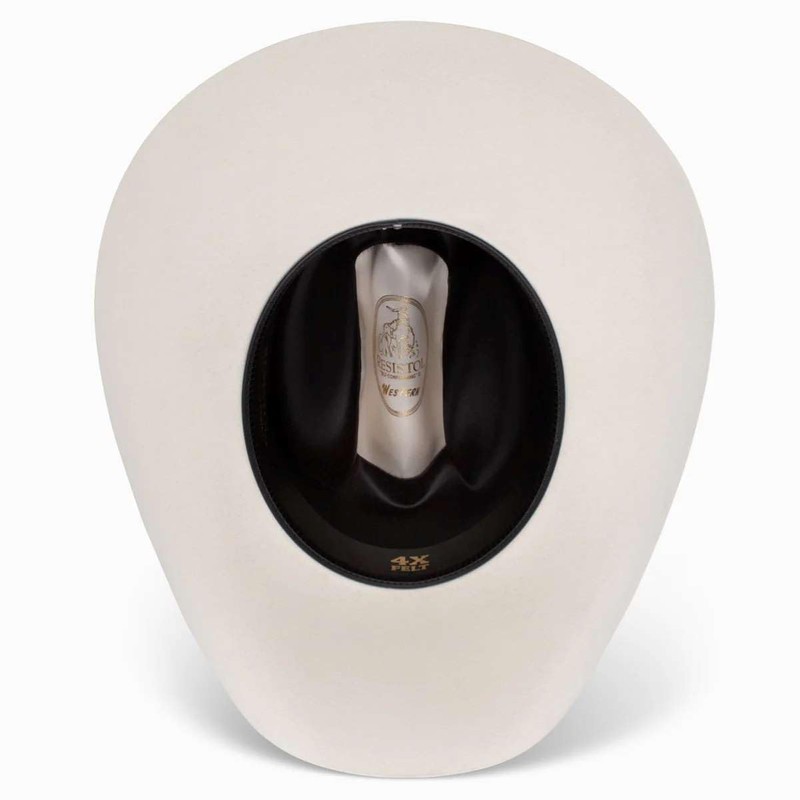 Resistol Men's 2X Pageant Wool Felt Cowboy Hat White 7