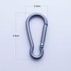 25pcs. Sprookber 5" Aluming Carabiner. Spring Snap Hook for Keychain.