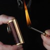 BIASTNR Encendedor de llavero permanente para coche, encendedor de metal,