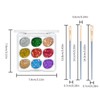 KYDA 9 Colour Glitter Eyeshadow Palette, Sparkle Shimmer Eye Sequin
