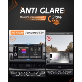 CDEFG Matte Anti Glare for 2026 Honda HR-V Screen Protector, 9 Inch Touchscreen, 2026+ HRV Accessories Matte Tempered Glass