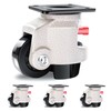 W B D WEIBIDA Industrial Grade Leveling Casters Set of