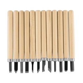 Pretul JGM-12P, Juego de 12 gurbias escolares para madera