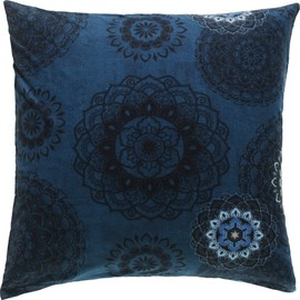Erwin Müller Maco Satin Cushion Cover 80 x 80 cm Dark Blue