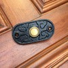 Antikas - Bell in Black - Modern Doorbell Front Door