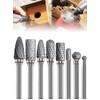 8Pcs Carbide Burr Set Cut Carbide Rotary Burr Set Sturdy