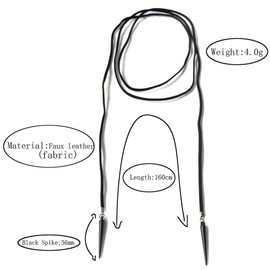 Sakytal Boho Long Choker Necklace Black Wrap Hippie Necklaces Chain Velvet Necklace Jewelry for Women