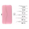 Kit De Pinzas Nagaraku Para Extensiones De Pestañas