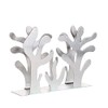 Stainless Steel Napkin Holder Silver Plants Shape Serviette Holder Modern
