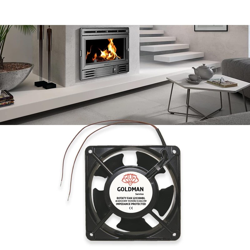 High Temperature Metal Axial Fan Axial Fan for Fireplace Cassettes
