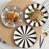 AHX Dinner Plates Ceramic Plate Set - 10 Inch Large