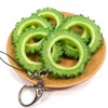 Coconut Accessories Food Sample Key Chain, Bitter Melon That Seems
