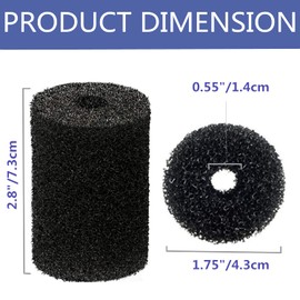 12 Pack Pool Cleaner Sweep Hose Tail Scrubbers, Tail Scrubber Replacement, Fits Polaris 180 280 360 380, 3900