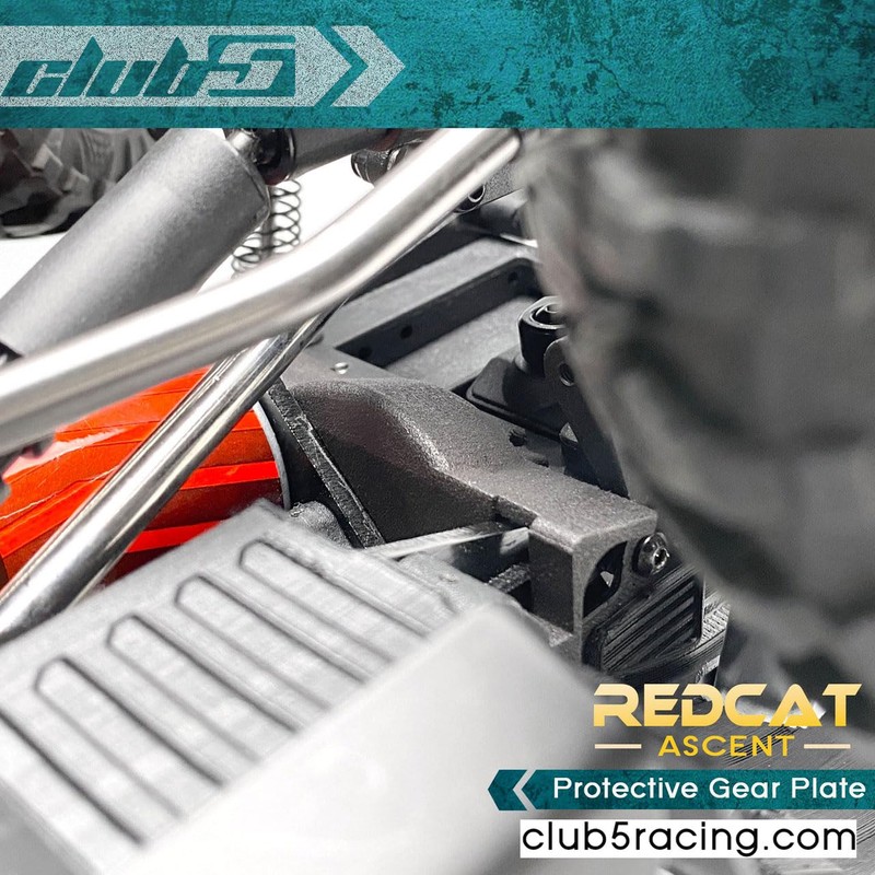 Club 5 Racing Protective Gear Plate for Redcat Ascent