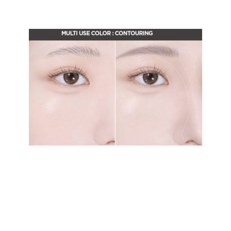 VDL Eyestain Essential Shadow Duo 2g, Color:01 Basic Brown