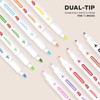 Smart Panda 12 Whiteboard Pens Dual Tip, Thin White Board