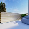 INFRANGE Balcony Privacy Fence Screen 3' x 141' Mesh Windscreen