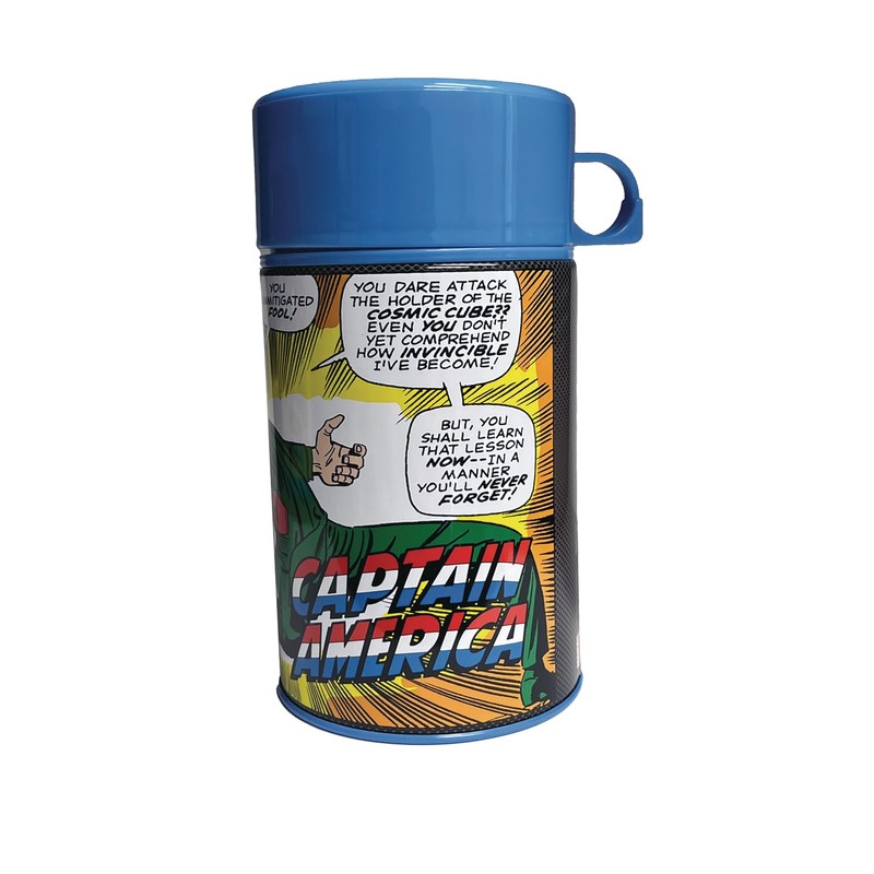 Tin Titans Captain America Classic Previews Exclusive Lunch Box with