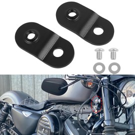 LOOBOR 1 Inch 1 Pair Motorcycle Gas Tank Rising Lift Kit Replacement For Harley Sportster XL 883 1200 48 72 Dyna 1995- 2017