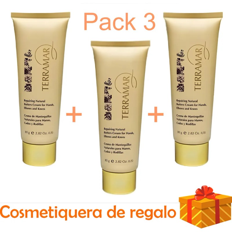 3 Cremas Terramar Hidratación Máxima Naturales Mayoreo Neutra