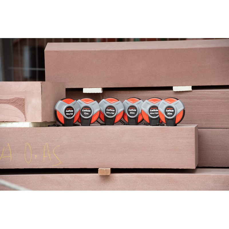 Lufkin ST20CME Steel Long Tape Measure, 20m/66' with Metric and