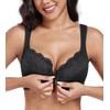 DotVol Women's Large Size Bra Full Cup Unpadded U-back with