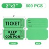 Azureal 800 Raffle Tickets, Consecutively Numbered Tickets, 50/50 Raffle Tickets