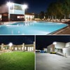 YANYCN 2 Pack 300W LED Flood Light Outdoor,2000W Equivalent 43500LM