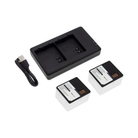 Gikysuiz Rechargeable Battery Pack VMA5400 with 2 Batteries Compatible Battery with LED Charger Compatible with Arlo Pro 5S 2K Pro 4 Pro 3 Ultra 2 Ultra+ and Ultra Cameras