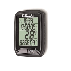 CICLO PROTOS 113 Wired Bicycle Computer in Black with 13 Functions