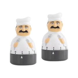 Kitchen Timer, 60-Minute Countdown Mechanical Timer, Easy-to-Use Timer for Cooking, Baking, Learning, Ideal for Children and Elderly