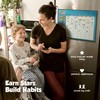 inamio Magnetic Kids Responsibility Reward Chart - Engaging 3D Stars