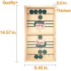 Games Hub Fast Sling Puck Game Wooden Hockey Table Game