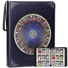 Card Binder for Cards Binder 9-Pocket,Compatible with Cards, 9-Pocket Pages Sleeves Hold up 720 Cards.Trading Card Binder with Sleeves，Card Holder Collector