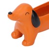 Dachshund Succulent Pot Adorable Efficient Drainage Versatile Lightweight Resin Dog