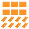 Aleric 200Pieces Plastic Razor Blades, Double Edged Plastic Blade for