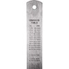 Truper RGL-30, Regla de acero inoxidable, 12"