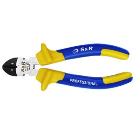 S&R Side cutter 180 x 24mm, Cr.-V with multi-component sleeves