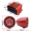 XYC 12V Motorcycle Waterproof FM USB 4 Channel 3 Inch